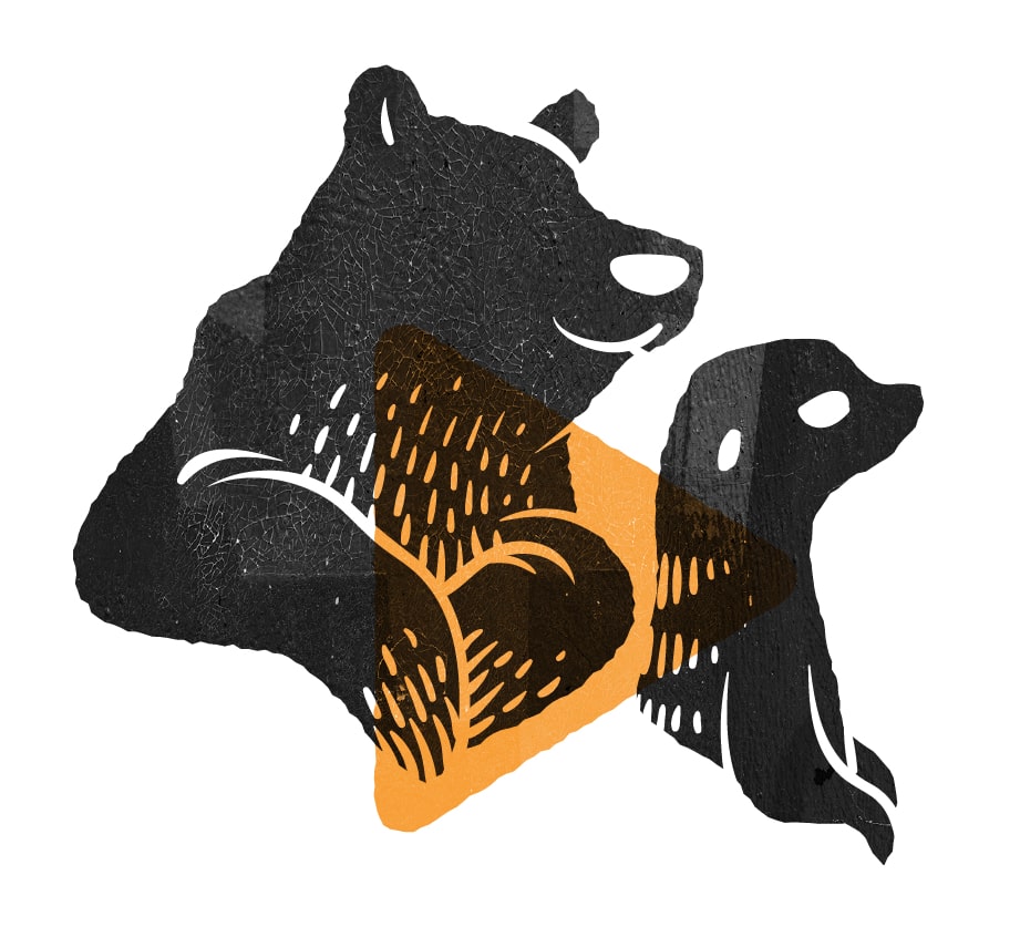Logo: Erdmännchen&Bär