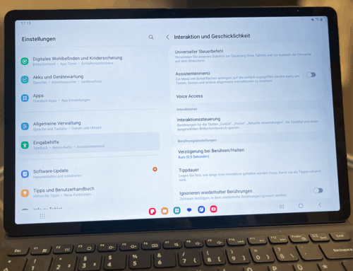 Android-Tablet steuern ohne Tippen – so geht’s einfacher
