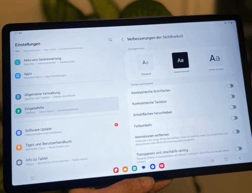 Besser sehen am Android-Tablet – mit den richtigen Einstellungen